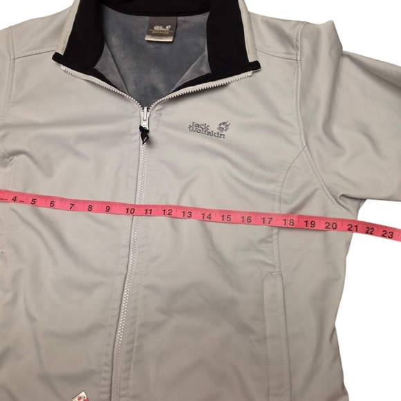 Jack Wolfskin Women's Light Gray Jacket Size L - Picture 8 of 13
